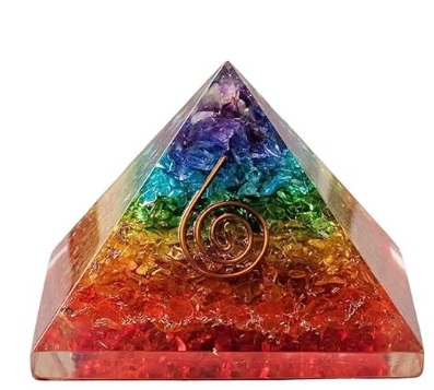 Seven Chakra Orgone Pyramid