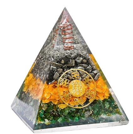 Money Magnet Pyrite Pyramid