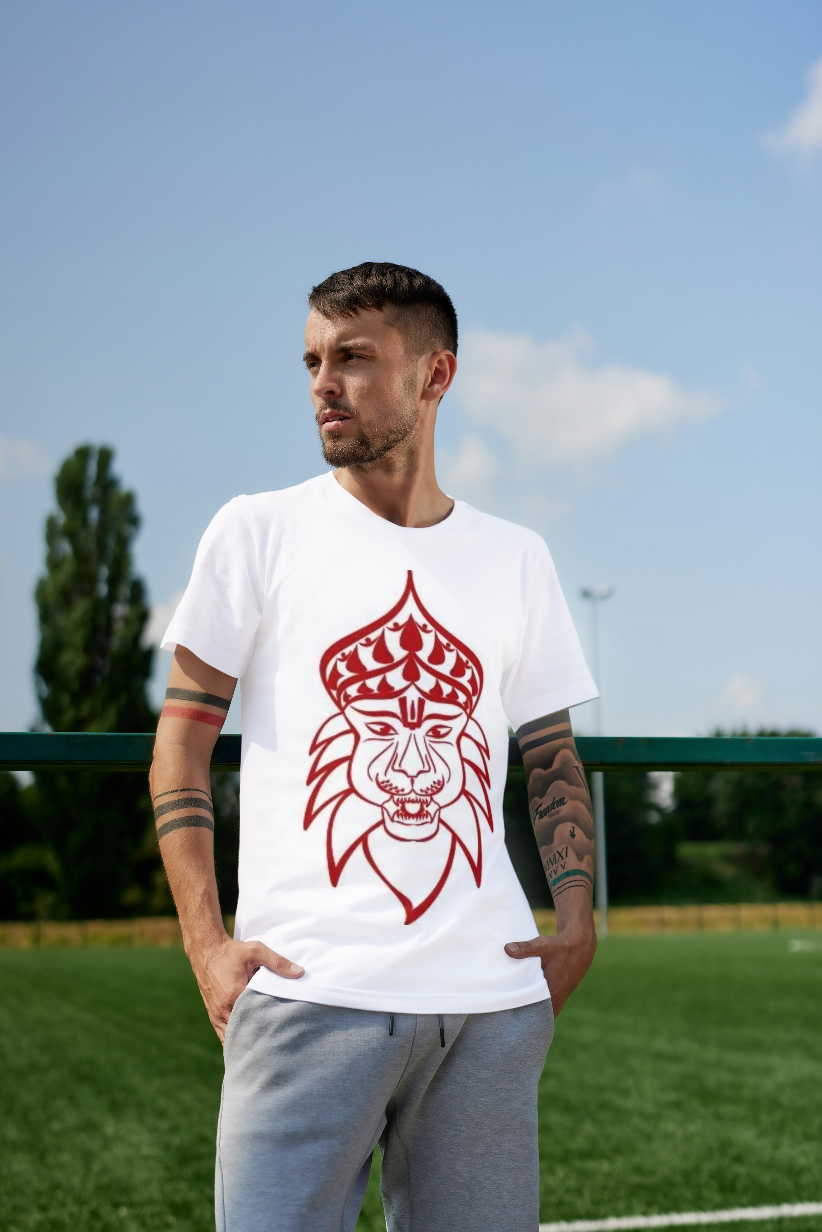 Narsimha Custom Cotton T-Shirt | Spiritual & Stylish